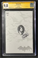 Batman 100 Sign & Sketch by Inhyuk Lee CGC SS 9.8