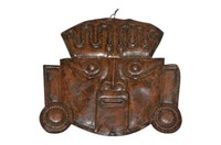 Peru Incan Moche Copper Mask
