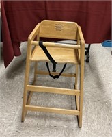 Wooden high chair