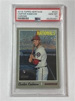 2019 Heritage Chrome Carter Kieboom RC PSA 10 /999