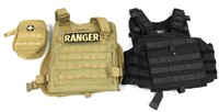 (2) Tactical Vests, Unused; (1) by Battle Gear