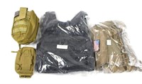 (2) Tactical Vests, Unused with First Aid Bags