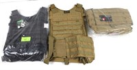 (3) Tactical Vests, Unused; (2) Eagle Sky,