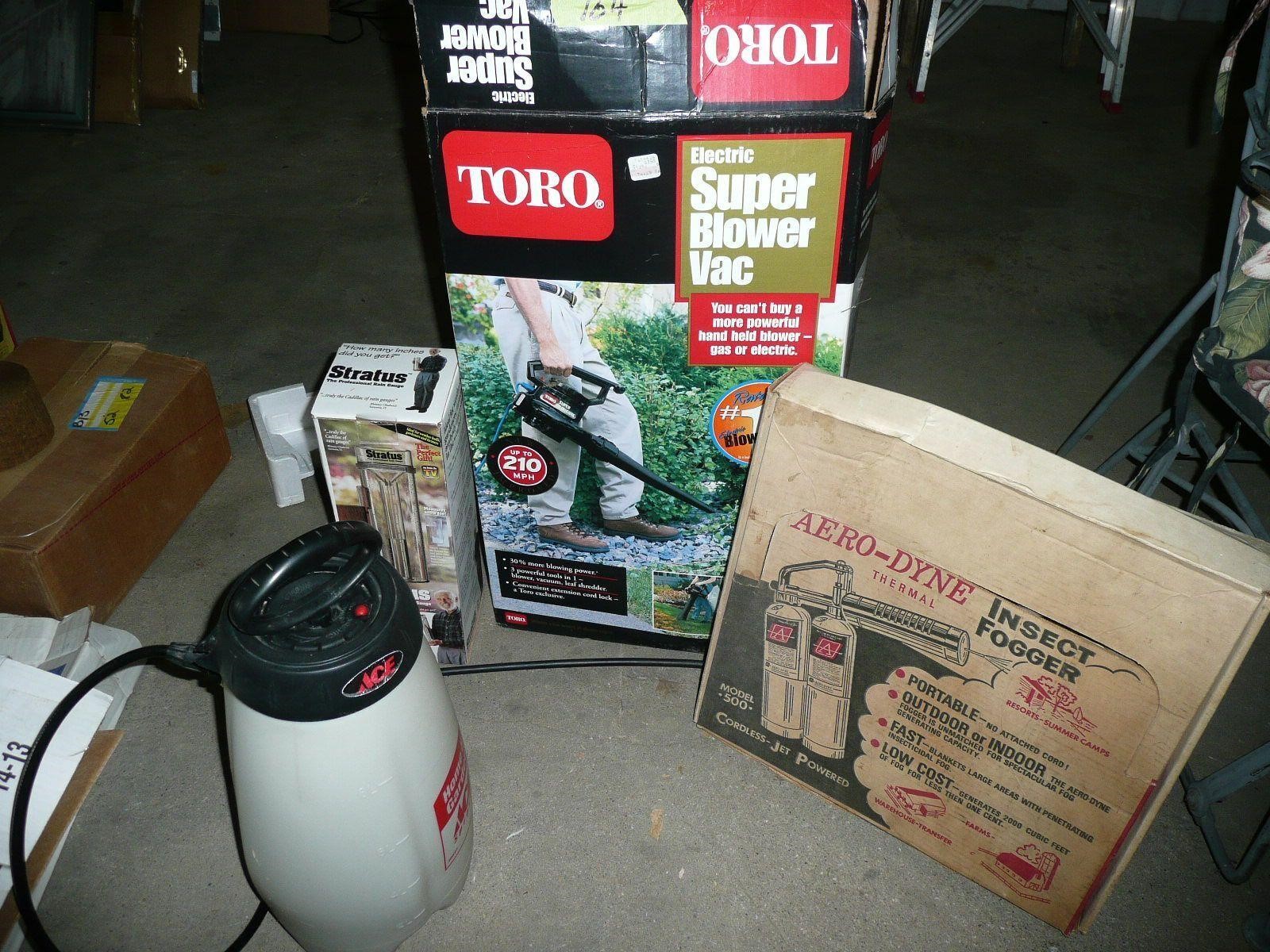 Toro Blower/Vac, Assortment Lawn Items