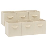 Amazon Basics Collapsible Fabric Storage Cubes...