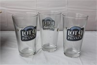 12 - Lot 9 Beer Glasses