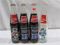 Coca Cola Bottles Wolf Pack, Duke, Tarheels