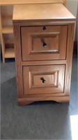 Oak file cabinet