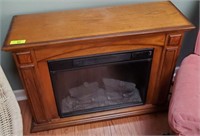 ELECTRIC FIRE PLACE * SWITCH NEEDS REPAIR BUT DOES