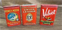 Lot of Vintage Tobacco Tins