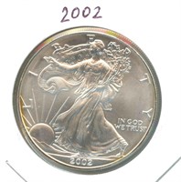 2002 U.S. Silver Eagle ASE - 1 oz Fine Silver