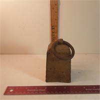 Antique cast weight