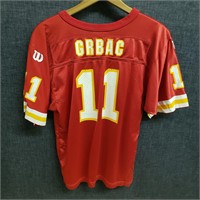 Elvis Grbac, Chiefs Jersey,Wilson,Size Youth M