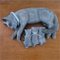 Ceramic cat set