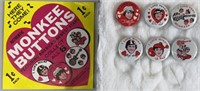 6pc 1967 The Monkees Classic Rock Button Set