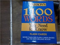 1100 words flash cards