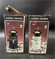 Lot of 2: Ceramic coffee grinders both new in box