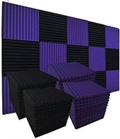 52pk 1" x 12" x 12" Acoustic Wall Panels