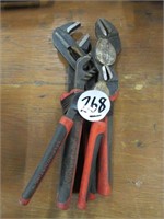 SET OF 3 CHANNEL LOCK PLIERS