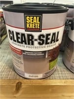 Clear seal for concrete gloss finish