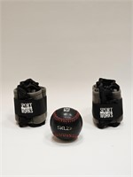 SPORT WORKS SET OF ANKLE WEIGHTS & WEIGHTED BALL