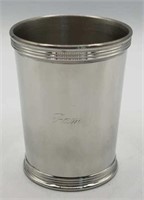 1981 Engraved W.L. Farmer Pewter Julep Cup