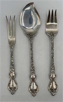 DuBarry by Intnl. Sterling Pickle Forks & Spoon