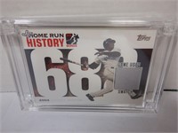 2022 TOPPS BARRY BONDS GAME USED SWATCH CARD