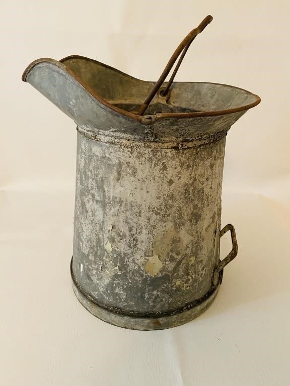 Antique OYL-RYT Galvanized 18" Bucket