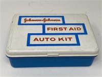 Vintage Johnson and Johnson First Aid Auto Kit