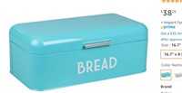 HOME BASICS Metal Bread Box with Lid