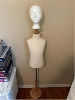 Dress Form Mannequin And Foam Head