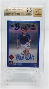 BGS 9.5/10 Paolo Rossi Italy Autograph #d /49