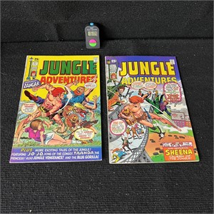 Jungle Adventures 1 & 2 Bronze Age Comics