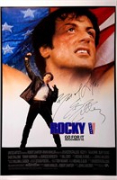 Sylvester Stallone Autograph Rocky Poster