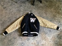 Western letterman jacket and vintage clothes