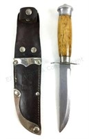 Vintage Mora Sweden Knife & Leather Sheath