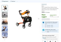 E6009  Naipo Rollator Walker with Seat 8 Wheels