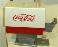 CHILDS WHITE AND RED COKE DISPENSER