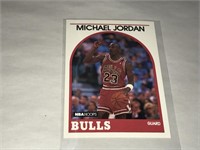 1989-90 Michael Jordan Hoops Card in Case
