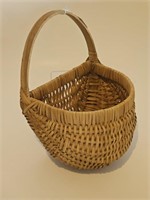 VTGT SPLIT OAK HANDMADE BASKET-GREAT SHAPE