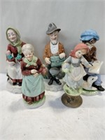 Lot of 5 porcelain figurines