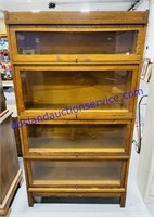 Wooden Barrister Bookcase (61 x 34 x 12)
