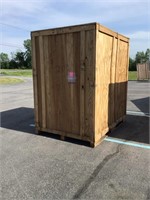 Empty Wood Storage Crate