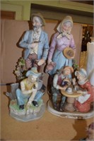 Four Ceramic Figures