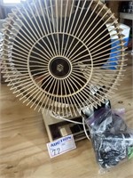 12" Oscillating Fan & Misc Items