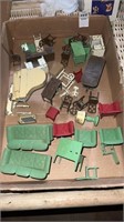 Box lot of mini furniture pieces