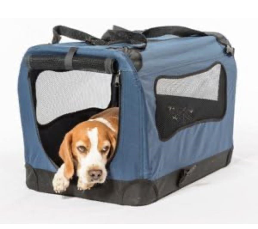 2PET soft Foldable Dog Crate