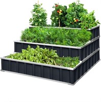 Raised Garden Bed 46 x 46 x 23.6 - Dark Grey