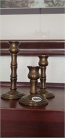 Brass candlesticks